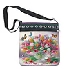 Diamond Painting Tulip Bouquet Crossbody Bag Ethnic Style Handbag with Adjustable Strap