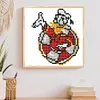16pcs Cartoon DIY Mini Round Diamond Painting for Table Decor No Frame15x15cm