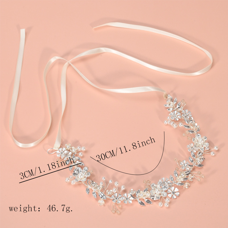 Dazzling Bridal Pearl & Rhinestone Headband - Elegant Handcrafted Wedding Accessory