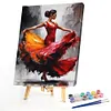 (US Local)Flamenco-Paint By Numbers Kit(40x50cm)