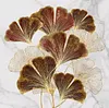 (Multi-Style)Ginkgo biloba- 3 strands 11CT Stamped Cross Stitch