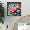 Diamond Painting-DIY Full Round Drill Rose Dandelion (40*40CM)