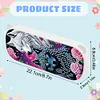 (US Local)Wolf Pattern DIY Diamond Pencil Case Pens Brushes Accessories Travel Pencil Box
