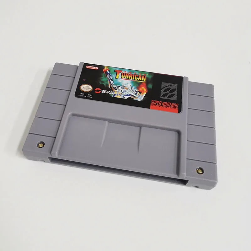 Super Turrican SNES For Super Nintendo Entertainment System - 16 Bit US Version Game Cartridge