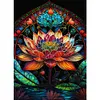 Lotus-Paint by Numbers Acrylic Painting 40*55CM