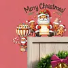DIY Xmas Diamond Art Door Corner Pendants Wooden Door Decoration Kit