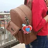 Heart DIY Beads Needlework Keychain Craft Mosaic Beads Embroidery Keyrings Art
