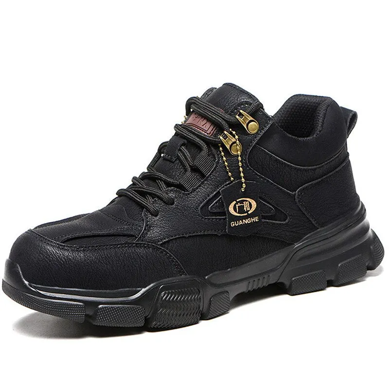Male Safety Shoes Work Sneakers Indestructible Work Safety Boots Winter Waterproof Shoes Men Steel Toe Shoes Sport Safty Shoes