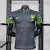2025 Player Version Brazil Special Edition Black Green Football Shirt 1:1 Thai Quality