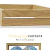 Framed DIY Special Shape Double sided Print Clear Framed Diamond Painting Kit(23x23cm)