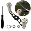 Bait Casting Fishing Reel Handle Rocker Aluminum Alloy Fishing Reel Arm (Gold)