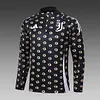 2024/2025 Juventus Half-Pull Training Suit Black Football Shirt 1:1 Thai Quality