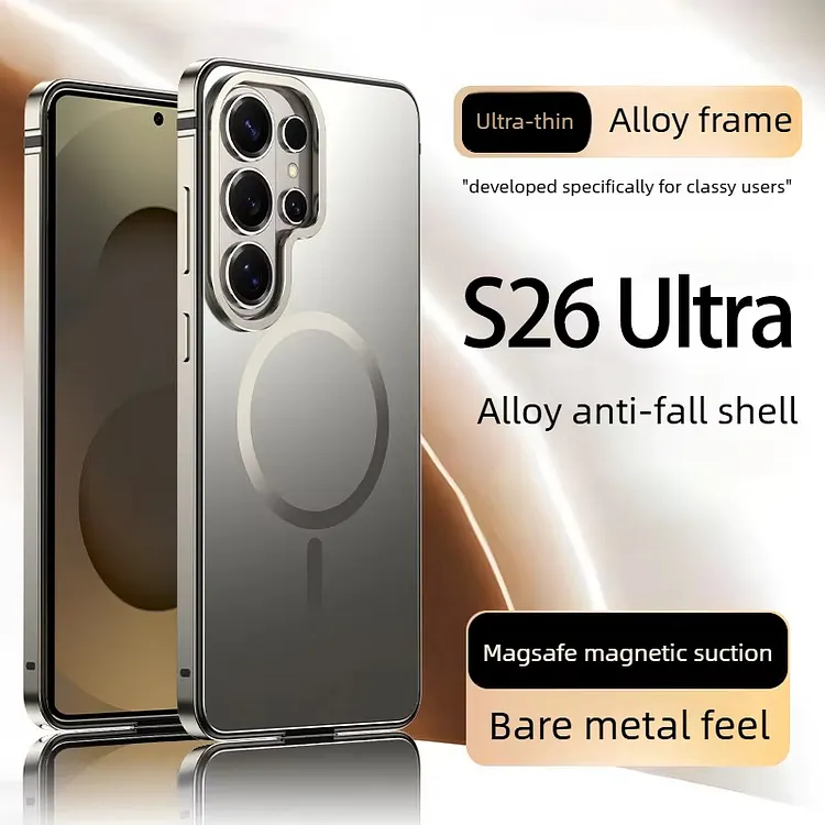 Metal Magnetic Phone Case for Samsung Galaxy S26 S25 Ultra
