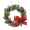 Diamond Painting Christmas Wreath Pendant