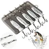 5pcs Metal Spoon Spinner Fishing Lure Fishing Wobblers Hard Bait Gifts for Dad
