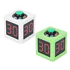 4 Sides Cube Timer with 1.4in Display Digital Countdown Stopwatch Timer 5-Level Brightness No Battery for Poker Casino Chess Tournament