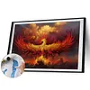 (Big Size)Paint by Numbers Acrylic Painting-Phoenix Fire-60*40cm
