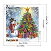 (US Local)4Pack Xmas-Special Shaped Diamond Painting Kit(40x40cm)