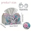 DIY Diamond Painting Creative Design Leather Handmade Tissue Holder Rhinestones Decorative Tissue Box Craft Kits