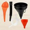 Engine Oil Filling Funnel Set with Filter Oil Petrol Diesel Gasoline Fuel Funnel