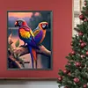 Perroquet Compl&egrave;te Carr&eacute; Diamant Peinture 30X40CM