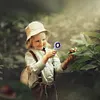 60X Handheld Magnifier with LED Light Illuminated Magnifying Glass for Reading