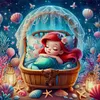 (Multi-Style)Disney Princess-11CT/18CT Stamped Cross Stitch 50*50cm/30*30cm