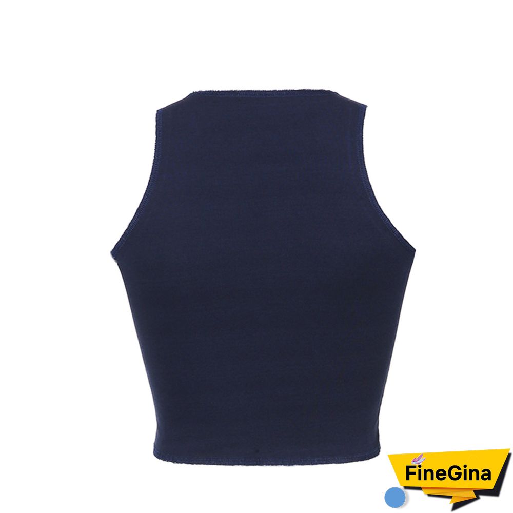Women Tank Tops Floral Printed Skinny Techwear Crop Top Korean Fashion Streetwear Harajuku Clothes Fairy Grunge Tshirt