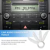 4Pcs Audio Sound Remover Key CD DVD Car Radio Install Disassembly Tool for Skoda