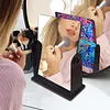 DIY Diamonds Painting Special Shaped Crystal Drill Crafts Mirror Desk Ornament Decor Kit