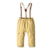 Kid Baby Boys Gentleman Suspenders Casual Long Pants