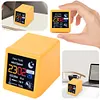 Mini Smart WIFI Weather Station Clock DIY Cute GIF Animations Desktop Decoration