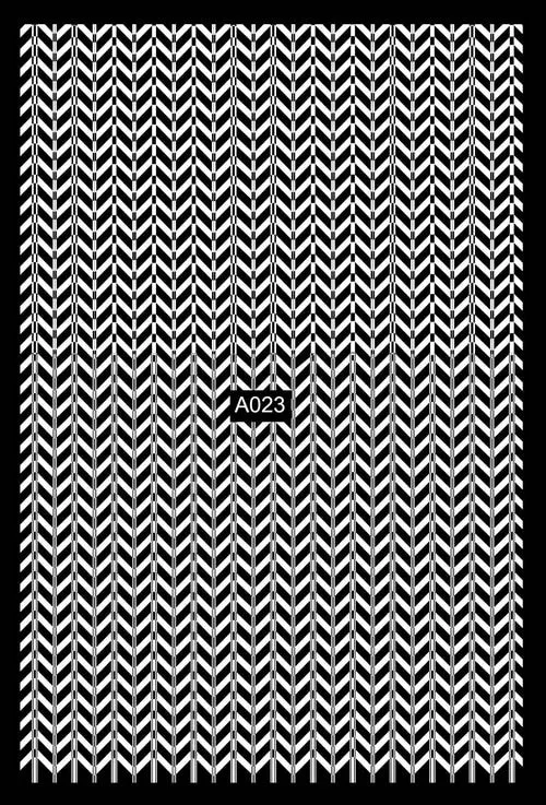 Black Wave Gold Stars White Line Nail Art Stickers Designs Manicure Sticker Back Glue Accessories for Nail Art Decoration Decals-Nail Inspo