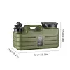 5L Camping Water Jug with Faucet Water Dispenser Carrier for Vehicle Car Camping