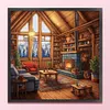 (US Local)Room-14CT Stamped Cross Stitch Kit(50x50cm)