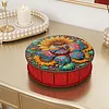 DIY Wooden Diamond Art Painting Storage Box Kit with Rotate Lid Diamond Art Painting Holder Box for Adults Beginners Home Office Decor