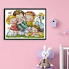 >SALE<Cross Stitch Kits Cotton Cross Stitch for Adults Kids (Happy Family)