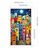 (US Local)House-11CT Stamped Cross Stitch Kit(40x70cm)