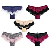 Sexy Lace Low Waist Bow Mesh Panties