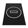 [US Local Warehouse] Wrestling Mat 10ft X 6.6ft Jiu Jitsu Mats Judo Mat with 3cm Thickness for PE Training Yoga BJJ MMA Grappling Boxing Martial Art (Black)