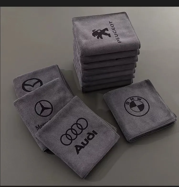 Microfiber car water stain wiper towel