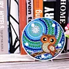 DIY Full Special Drill Diamond Painting Bird LED Night Lamp Home Decor (D)