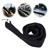 47.99in Zippered Rigging Sleeve Weather-Resistant Heavy Duty Marine Cable Jacket with Zipper for Bundling Control Fuel Lines Wires