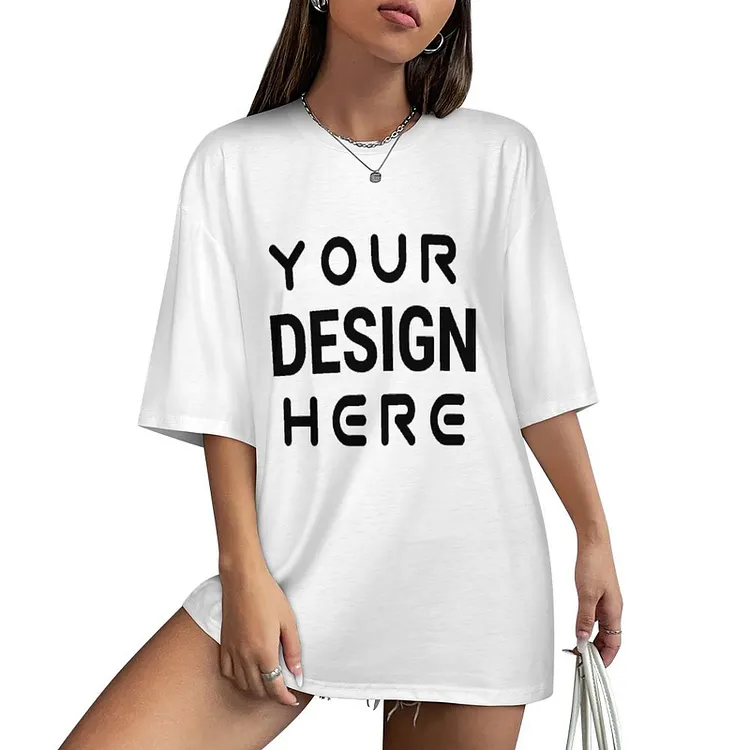 Personalized Design Women's Medium Sleeved T-shirt Full Print