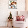 >SALE<5D DIY Partial Special Shaped Drill Diamond Painting Flowers and Fox 30x30cm
