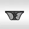 Men's Sheer Boxer Briefs See Through Breathable Ice Silk Boxer Briefs Transparent Elephant Nose Underwear
