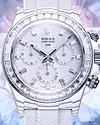 DiW Rolex Rainbow Daytona CRYSTAL In Quartz Fiber