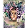 Diamond Painting -DIY Round Drill Flower Beauty(40x50cm)
