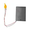 2Pcs 3 3V-5V Flame Lamp Circuit Board with Battery Box Flame Lamp Wick