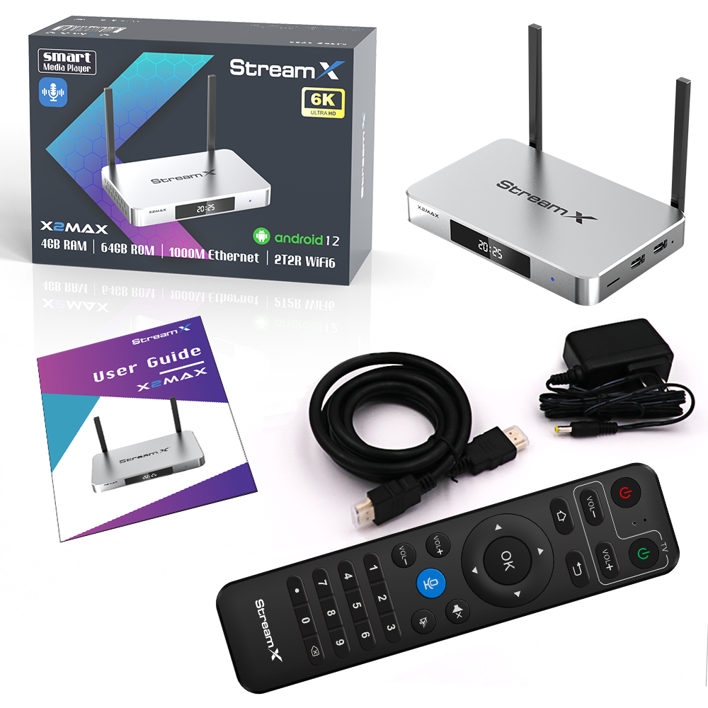 Maxstream Box StreamX X2 Max Android TV Box (2025 Limited Version)